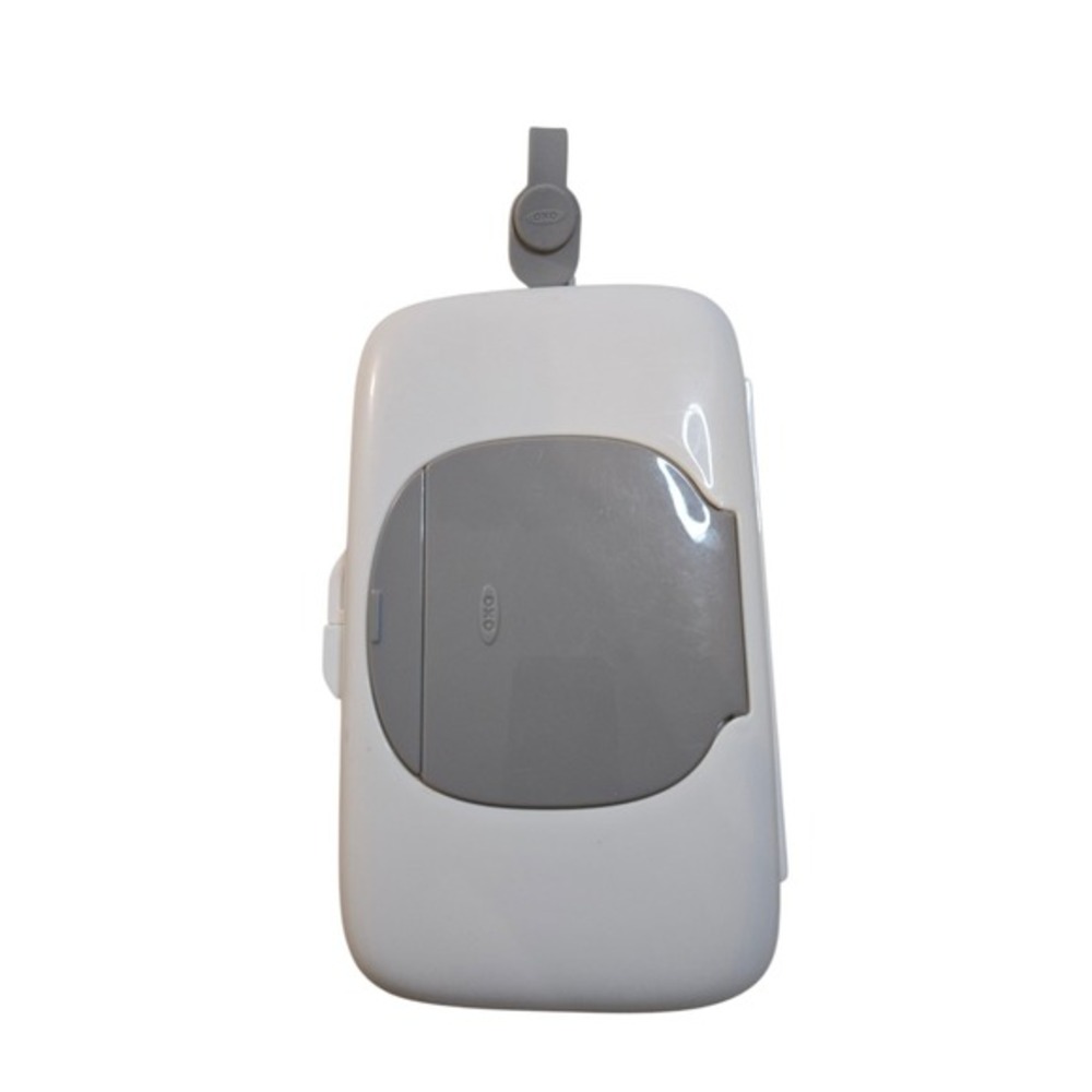 OXO Tot On-the-Go Wipes Dispenser‎ White Gray Portable Travel Case with Strap